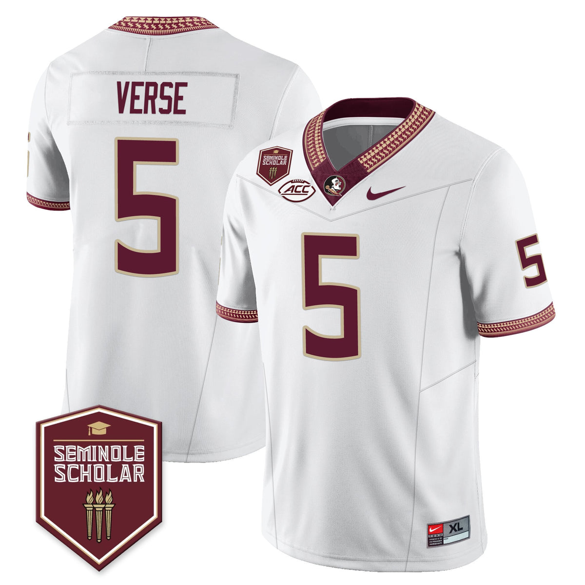 Menâ€™s Florida State Seminoles Football Vapor Jersey â€“ All Stitched