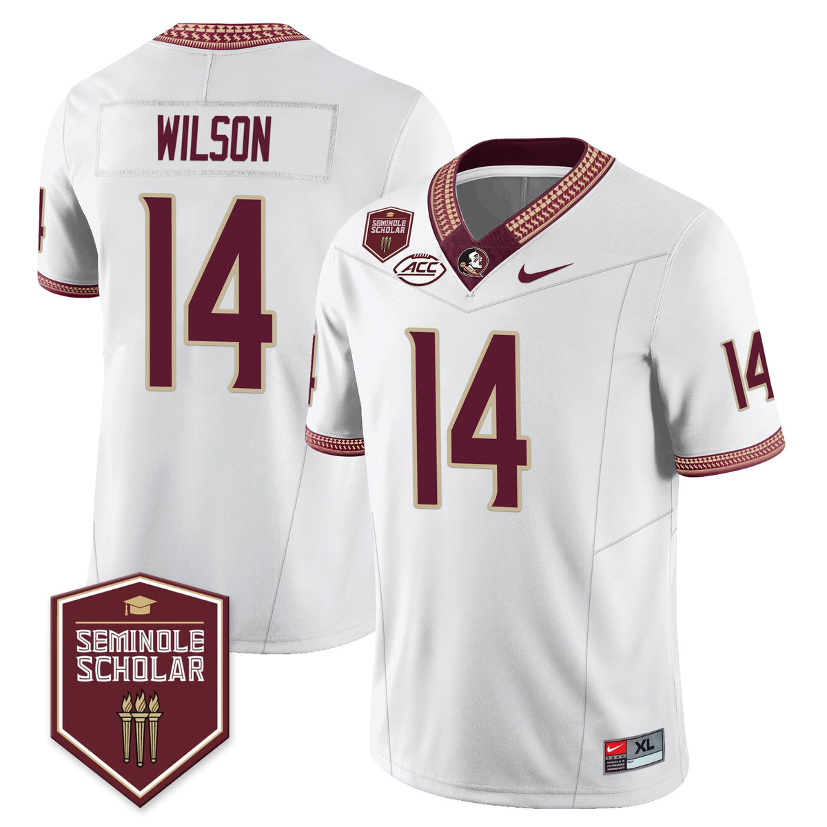 Menâ€™s Florida State Seminoles Football Vapor Jersey â€“ All Stitched
