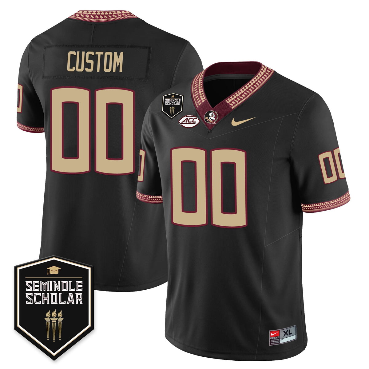 Menâ€™s Florida State Seminoles Football Vapor Jersey â€“ All Stitched