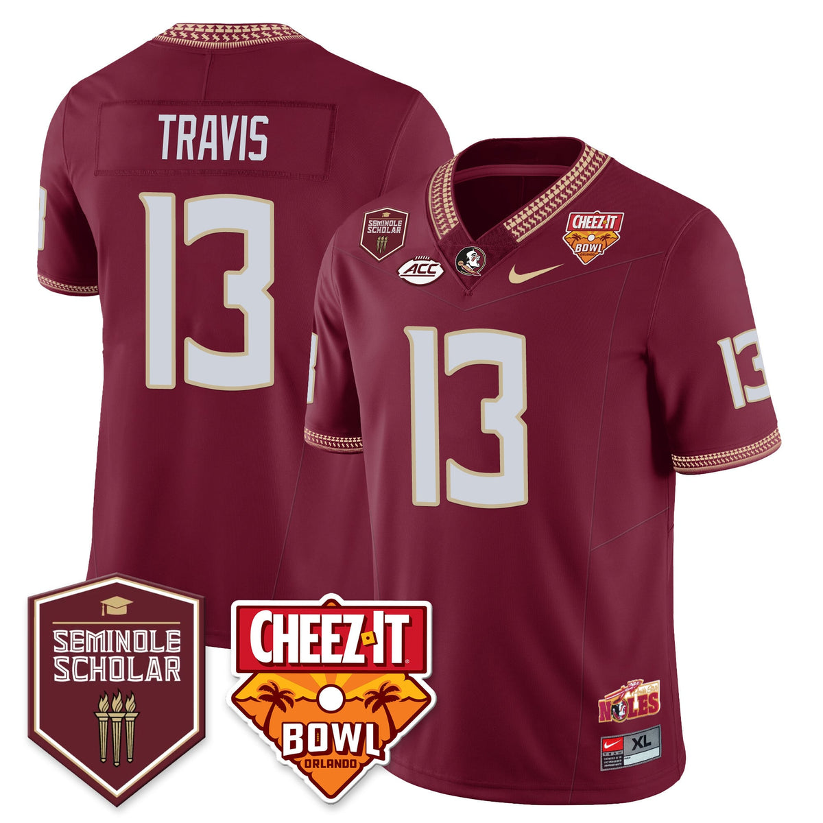 Menâ€™s Florida State Seminoles Football Vapor Jersey â€“ All Stitched