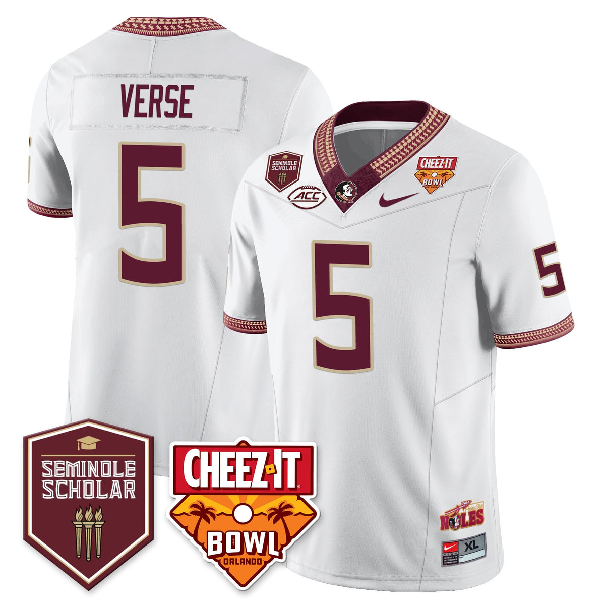 Menâ€™s Florida State Seminoles Football Vapor Jersey â€“ All Stitched