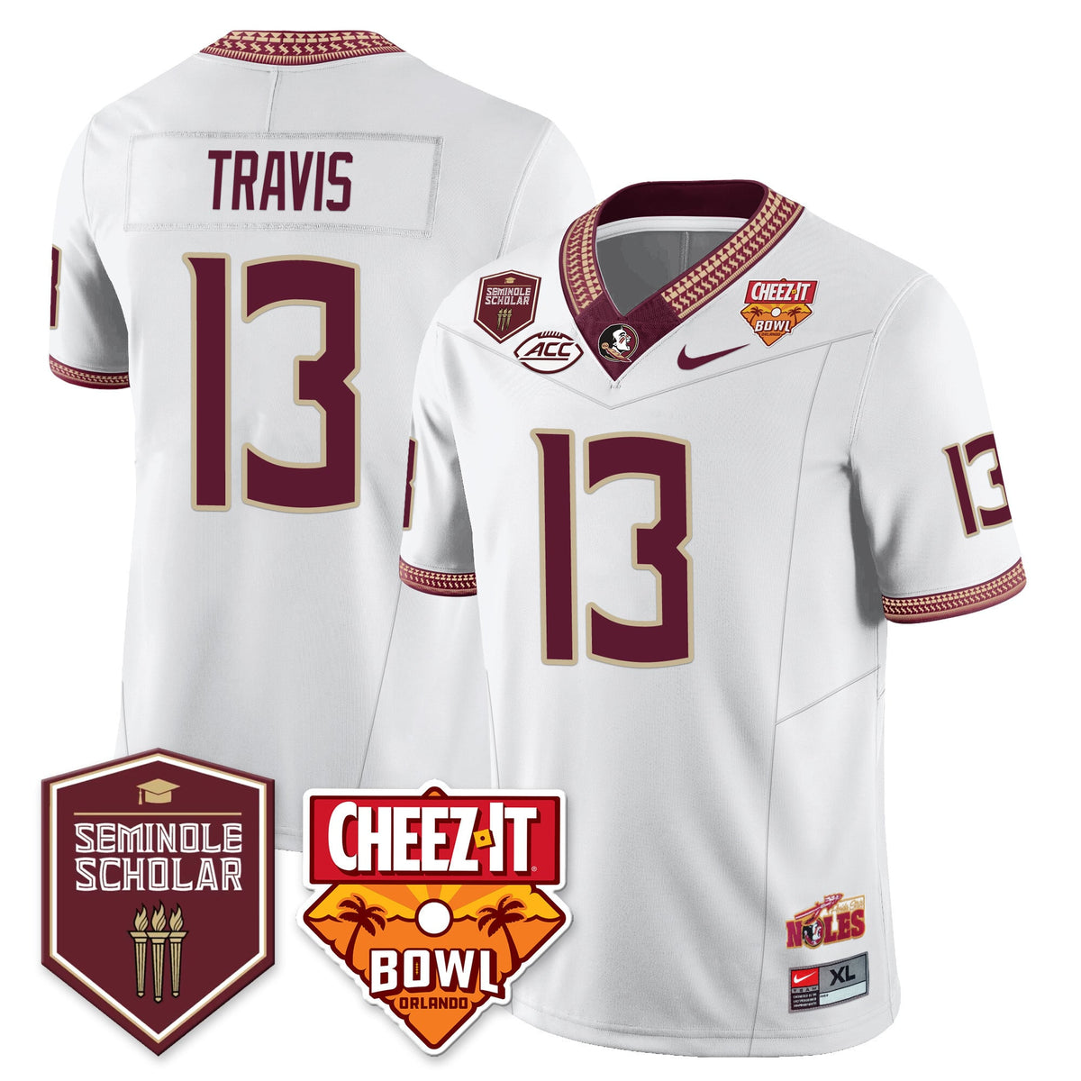 Menâ€™s Florida State Seminoles Football Vapor Jersey â€“ All Stitched