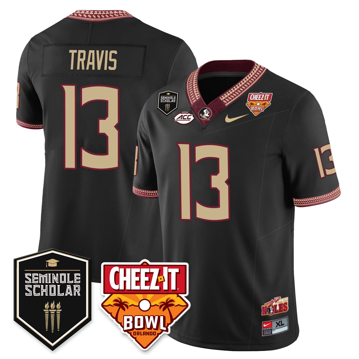 Menâ€™s Florida State Seminoles Football Vapor Jersey â€“ All Stitched