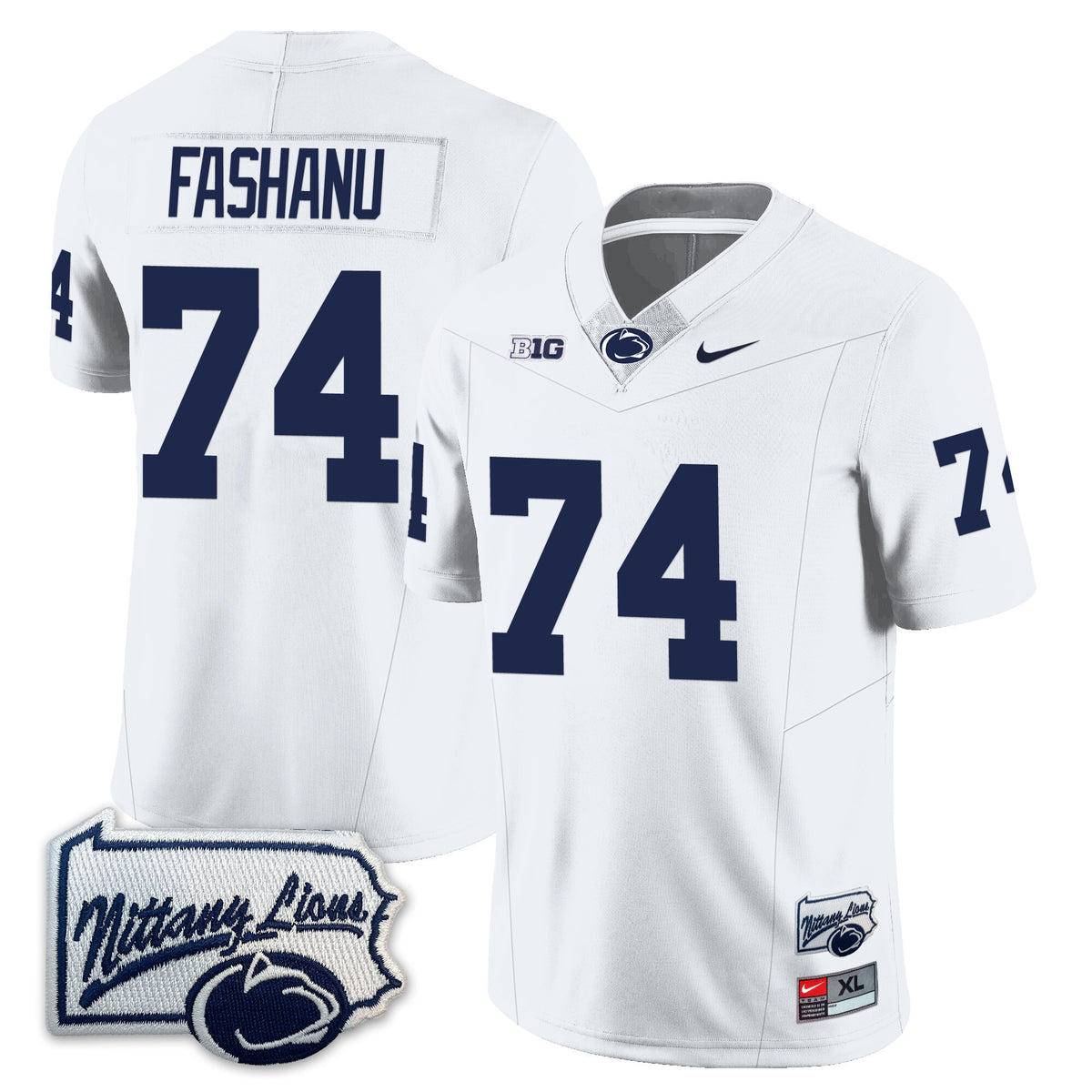 Men’s Penn State Nittany Lions Football Jersey - Pennsylvania Map - All Stitched
