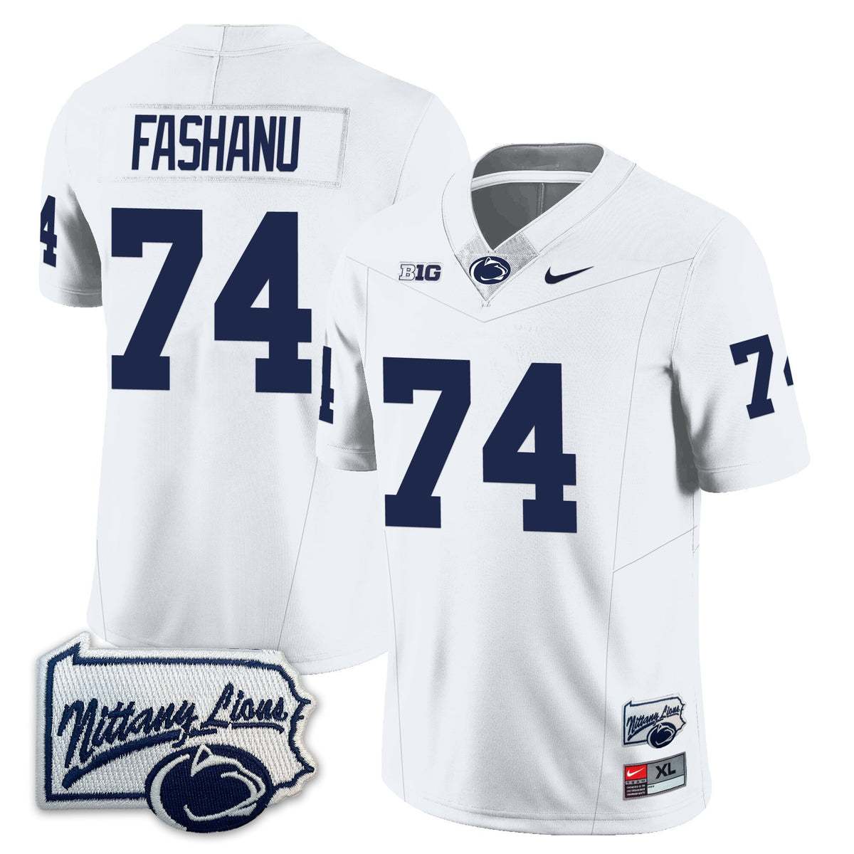 Menâ€™s Penn State Nittany Lions Football Jersey - Pennsylvania Map - All Stitched