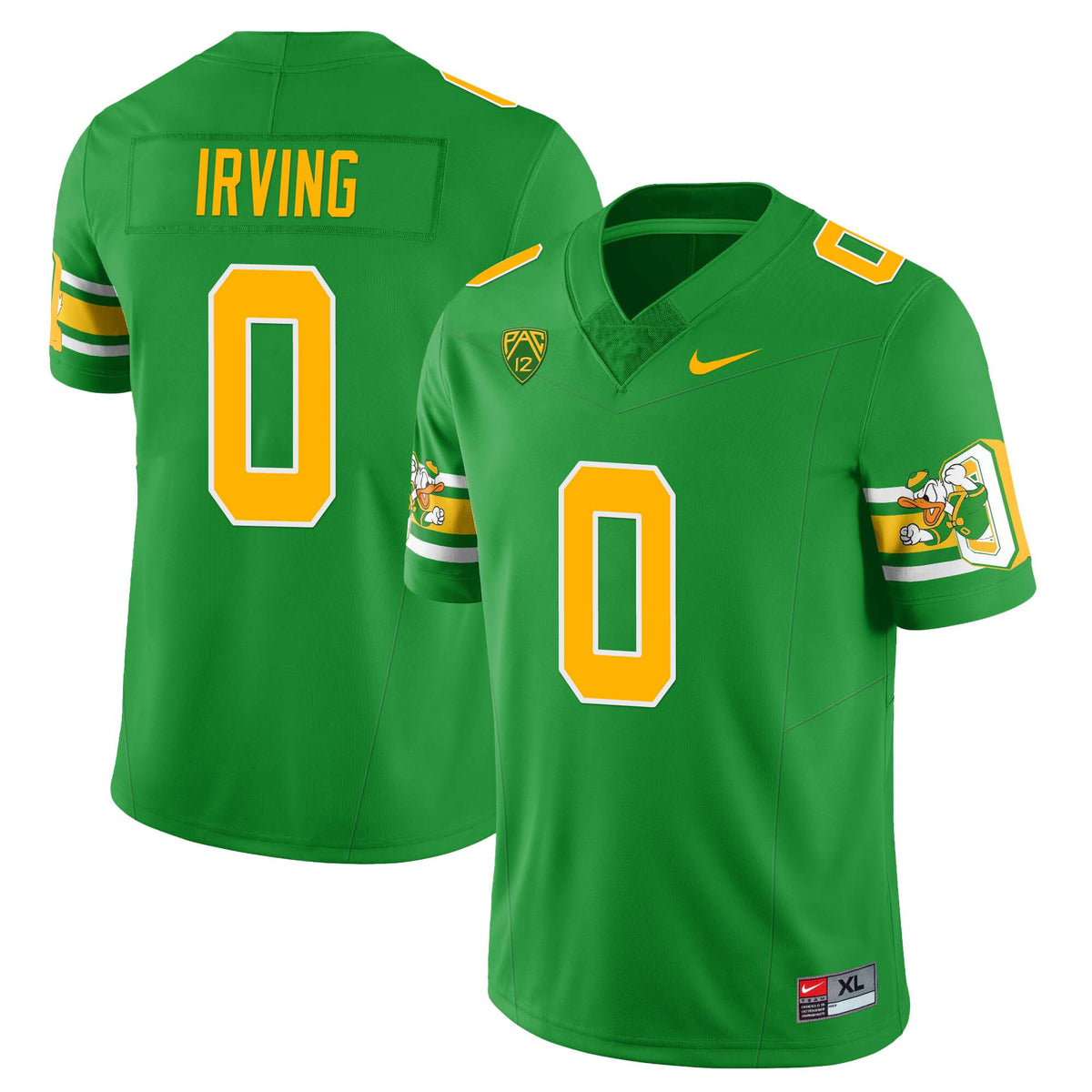 Men’s Oregon Ducks ‘Mighty Oregon’ Throwback Football Uniforms – All Stitched