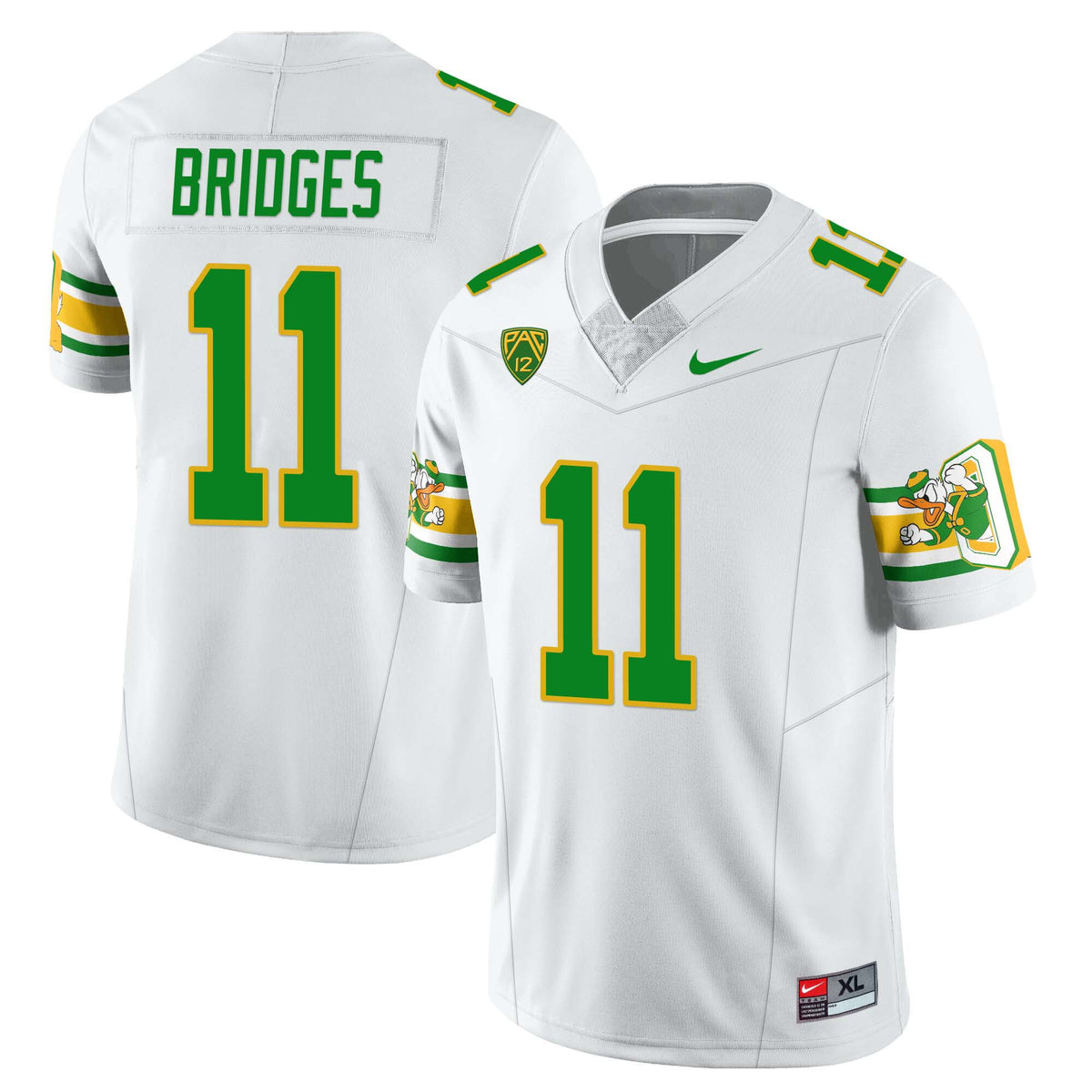 Men’s Oregon Ducks ‘Mighty Oregon’ Throwback Football Uniforms – All Stitched