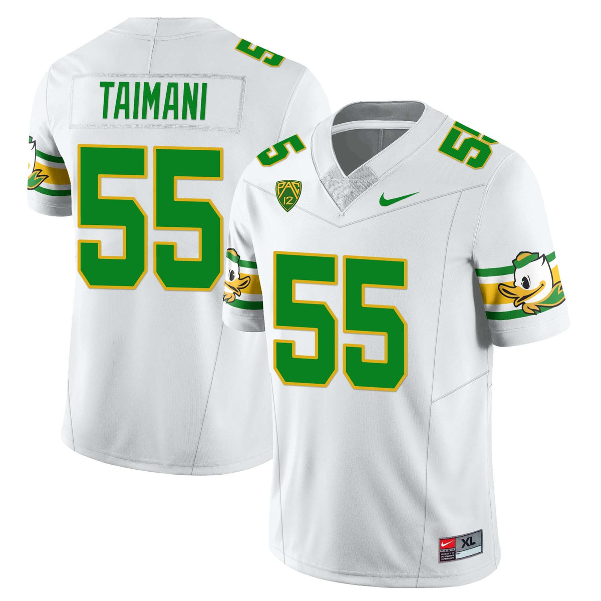 Menâ€™s Oregon Ducks â€˜Mighty Oregonâ€™ Throwback Football Jersey â€“ All Stitched