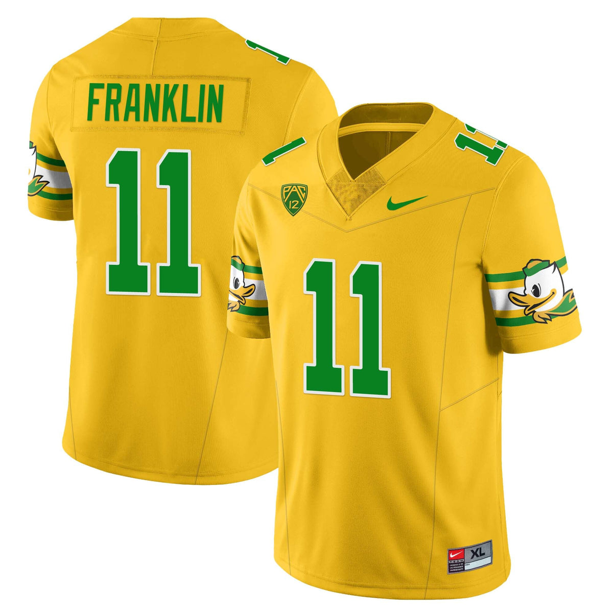 Men’s Oregon Ducks ‘Mighty Oregon’ Throwback Football Jersey – All Stitched