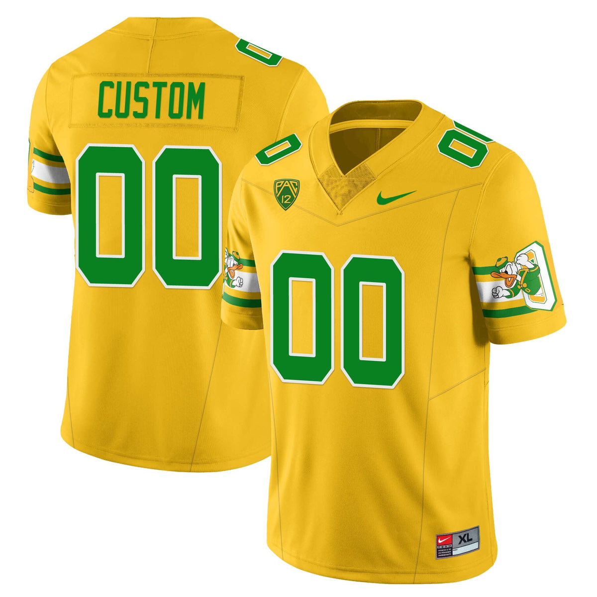Menâ€™s Oregon Ducks â€˜Mighty Oregonâ€™ Throwback Football Custom Uniforms â€“ All Stitched
