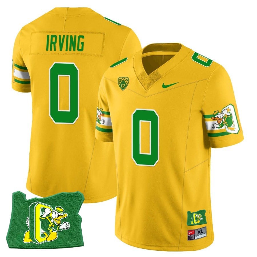 Menâ€™s Oregon Ducks â€˜Mighty Oregonâ€™ Throwback Football Stitched Jersey â€“ Oregon State