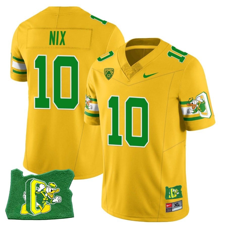 Menâ€™s Oregon Ducks â€˜Mighty Oregonâ€™ Throwback Football Stitched Jersey â€“ Oregon State