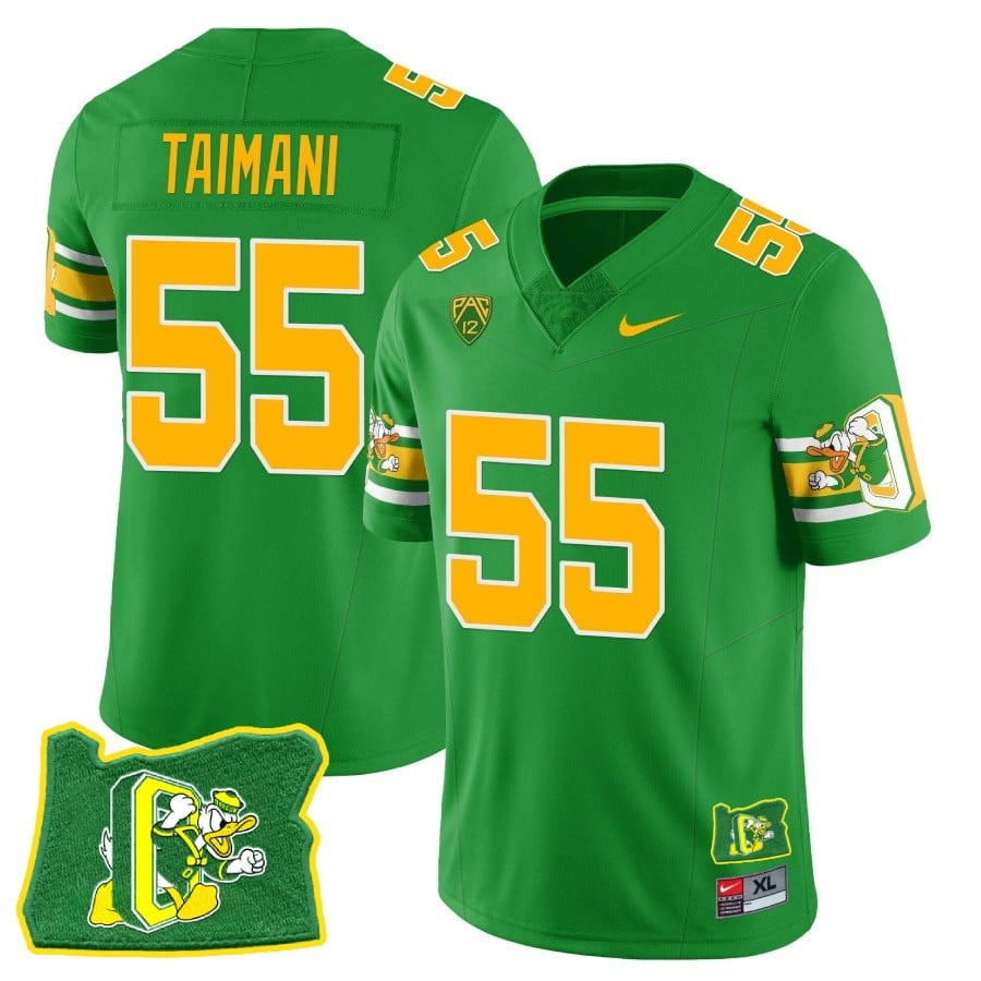 Menâ€™s Oregon Ducks â€˜Mighty Oregonâ€™ Throwback Football Stitched Jersey â€“ Oregon State