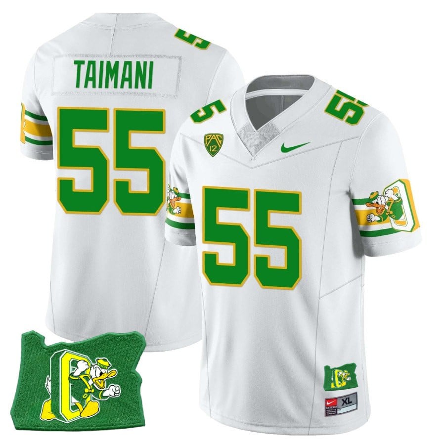 Menâ€™s Oregon Ducks â€˜Mighty Oregonâ€™ Throwback Football Stitched Jersey â€“ Oregon State
