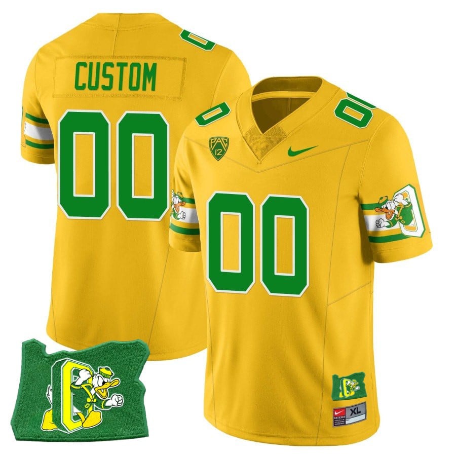 Womenâ€™s Oregon Ducks â€˜Mighty Oregonâ€™ Throwback Football Stitched Jersey â€“ Oregon State