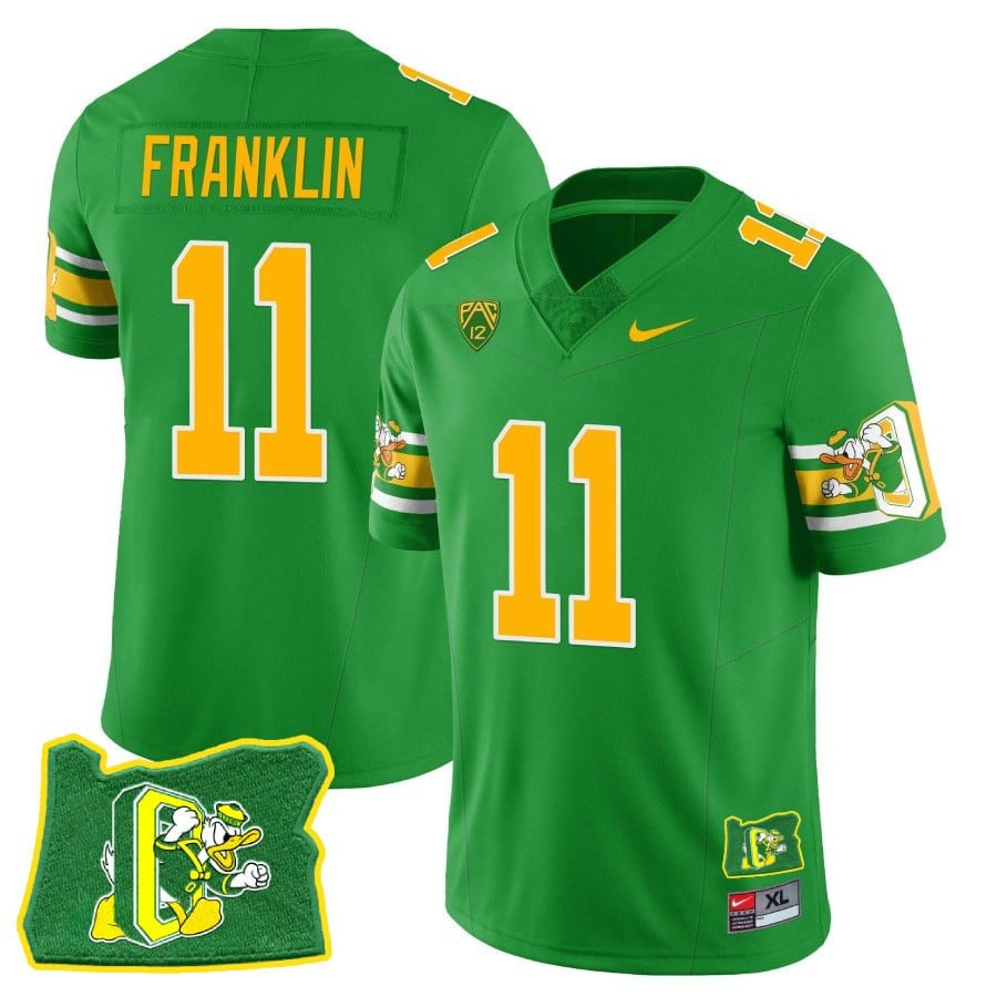 Menâ€™s Oregon Ducks â€˜Mighty Oregonâ€™ Throwback Football Stitched Jersey â€“ Oregon State