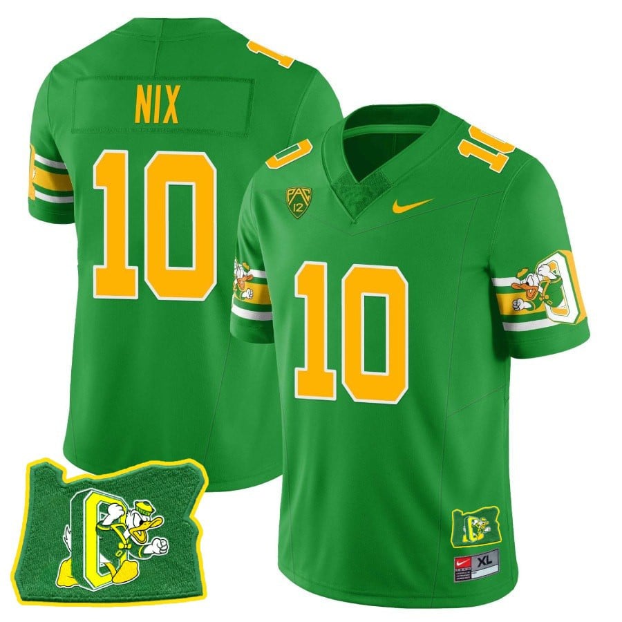 Womenâ€™s Oregon Ducks â€˜Mighty Oregonâ€™ Throwback Football Stitched Jersey â€“ Oregon State