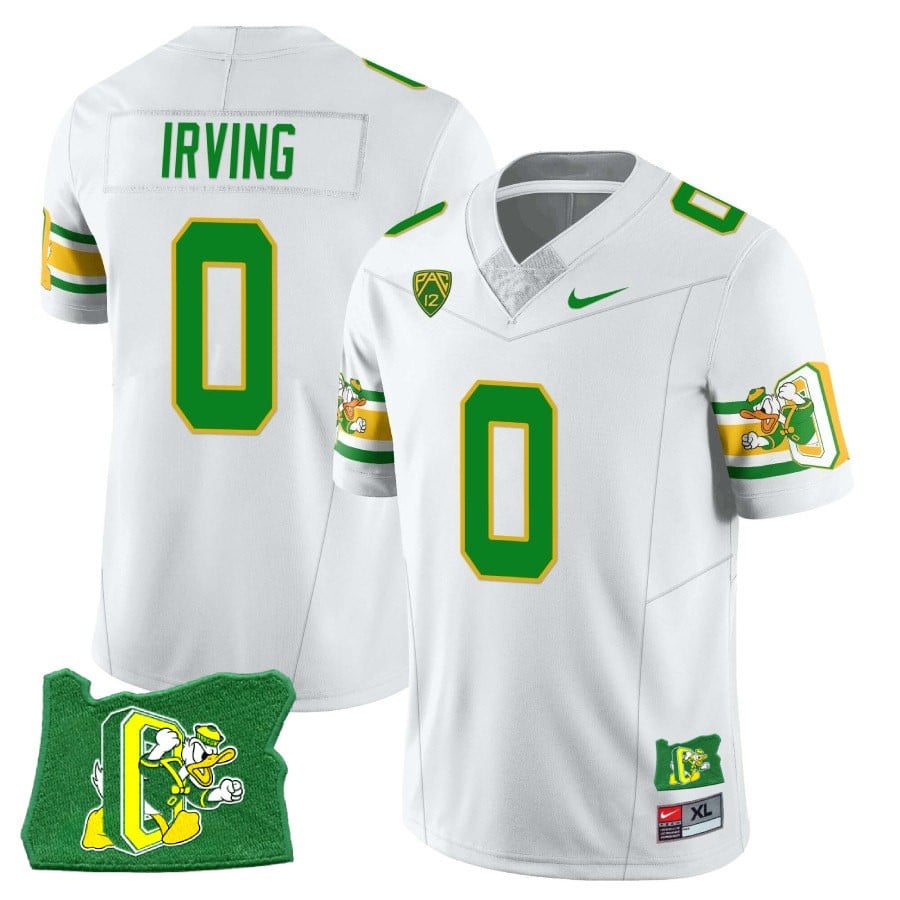 Menâ€™s Oregon Ducks â€˜Mighty Oregonâ€™ Throwback Football Stitched Jersey â€“ Oregon State
