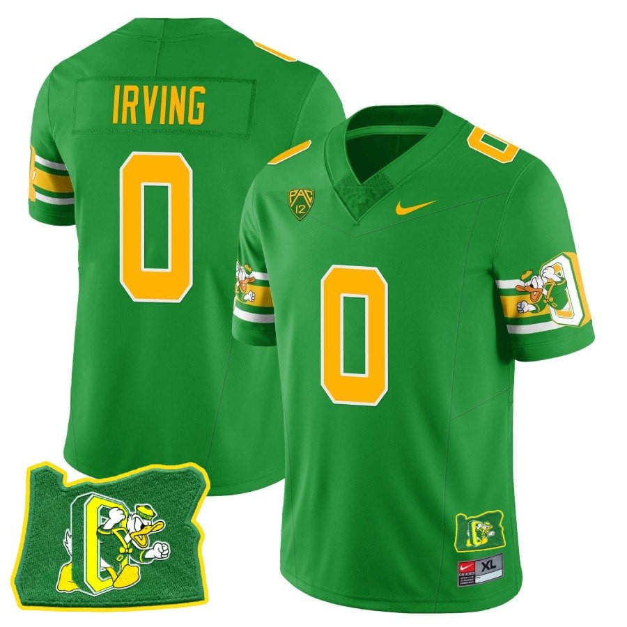 Menâ€™s Oregon Ducks â€˜Mighty Oregonâ€™ Throwback Football Stitched Jersey â€“ Oregon State