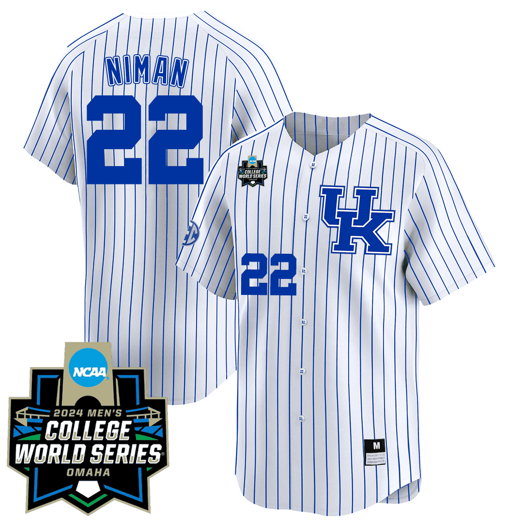 Men's Kentucky Wildcats 23/24 Jersey - 2024 College World Series Patch