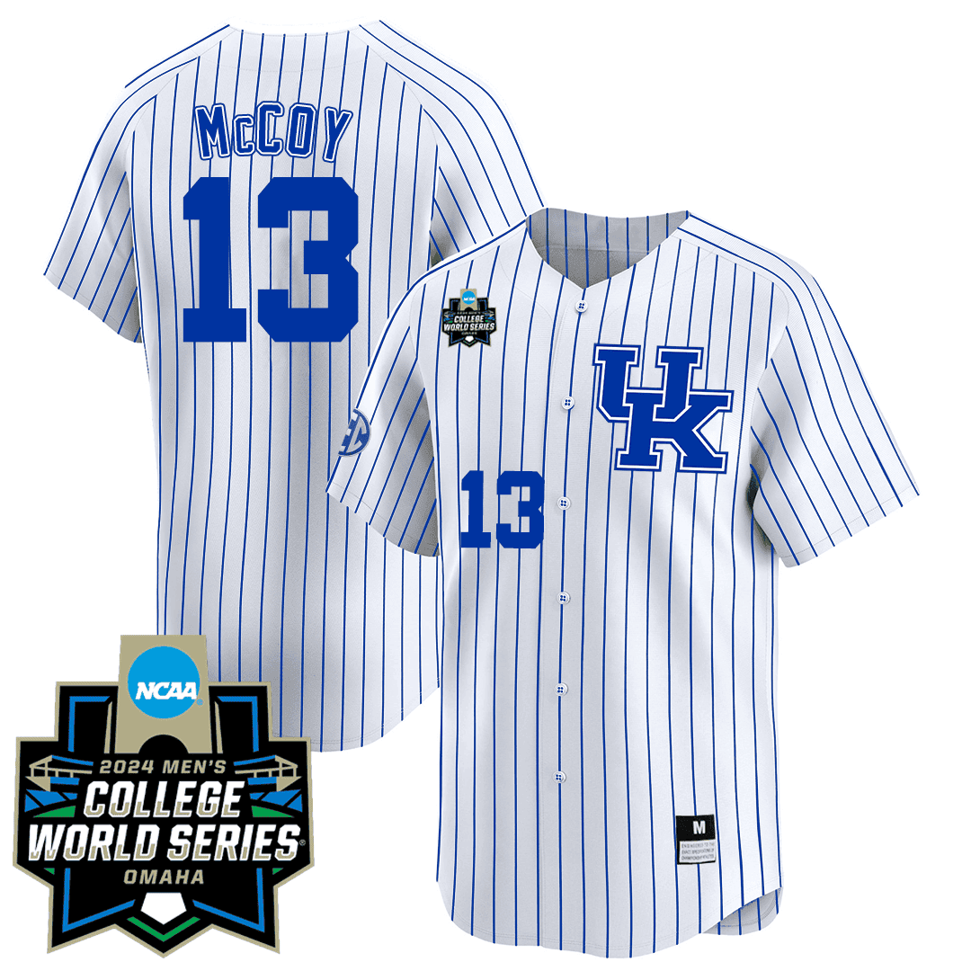 Men's Kentucky Wildcats 23/24 Jersey - 2024 College World Series Patch