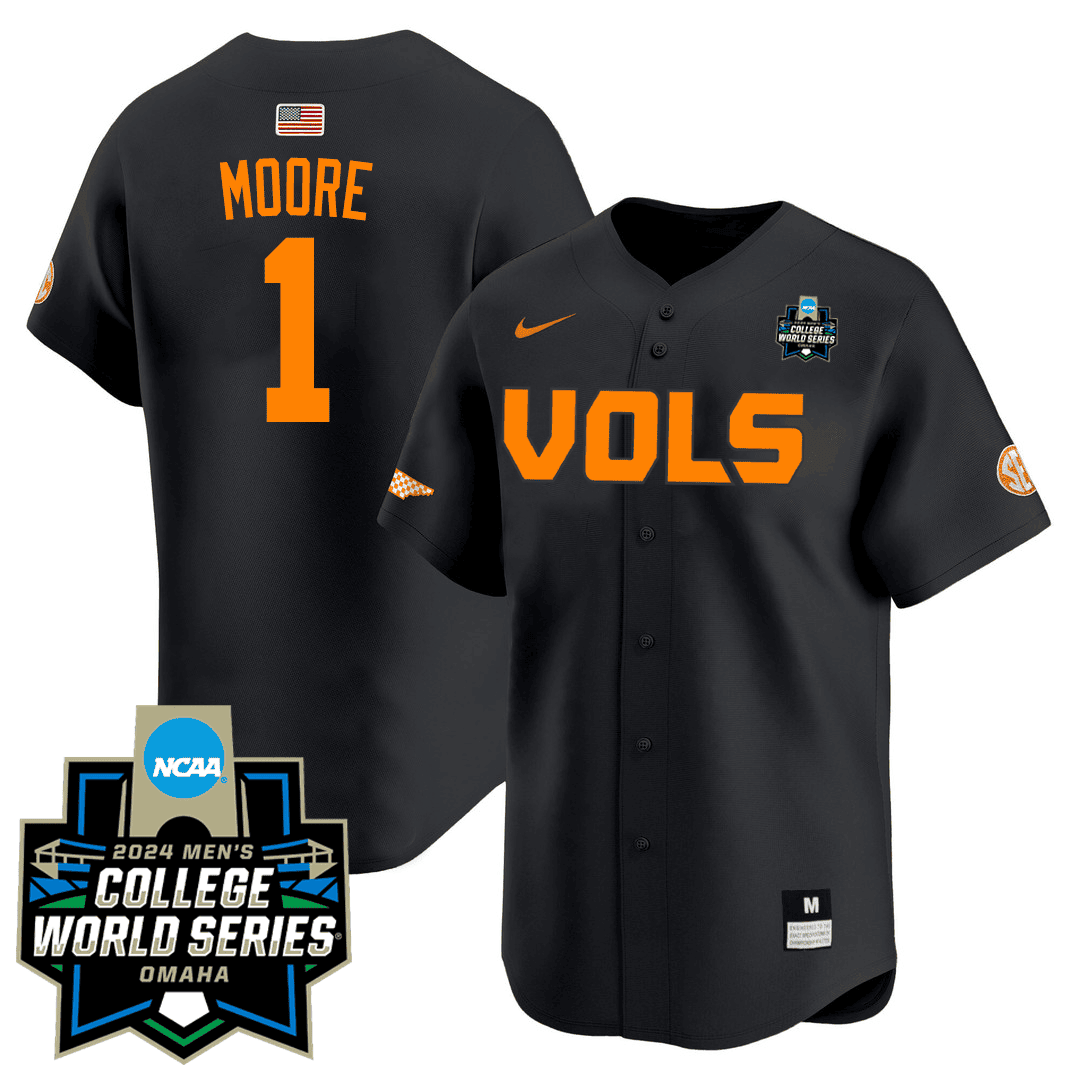 Men's Tennessee Volunteers 23/24 Jersey - 2024 College World Series Patch