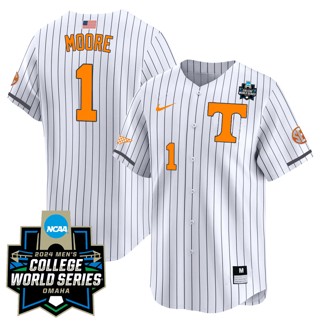 Men's Tennessee Volunteers 23/24 Jersey - 2024 College World Series Patch