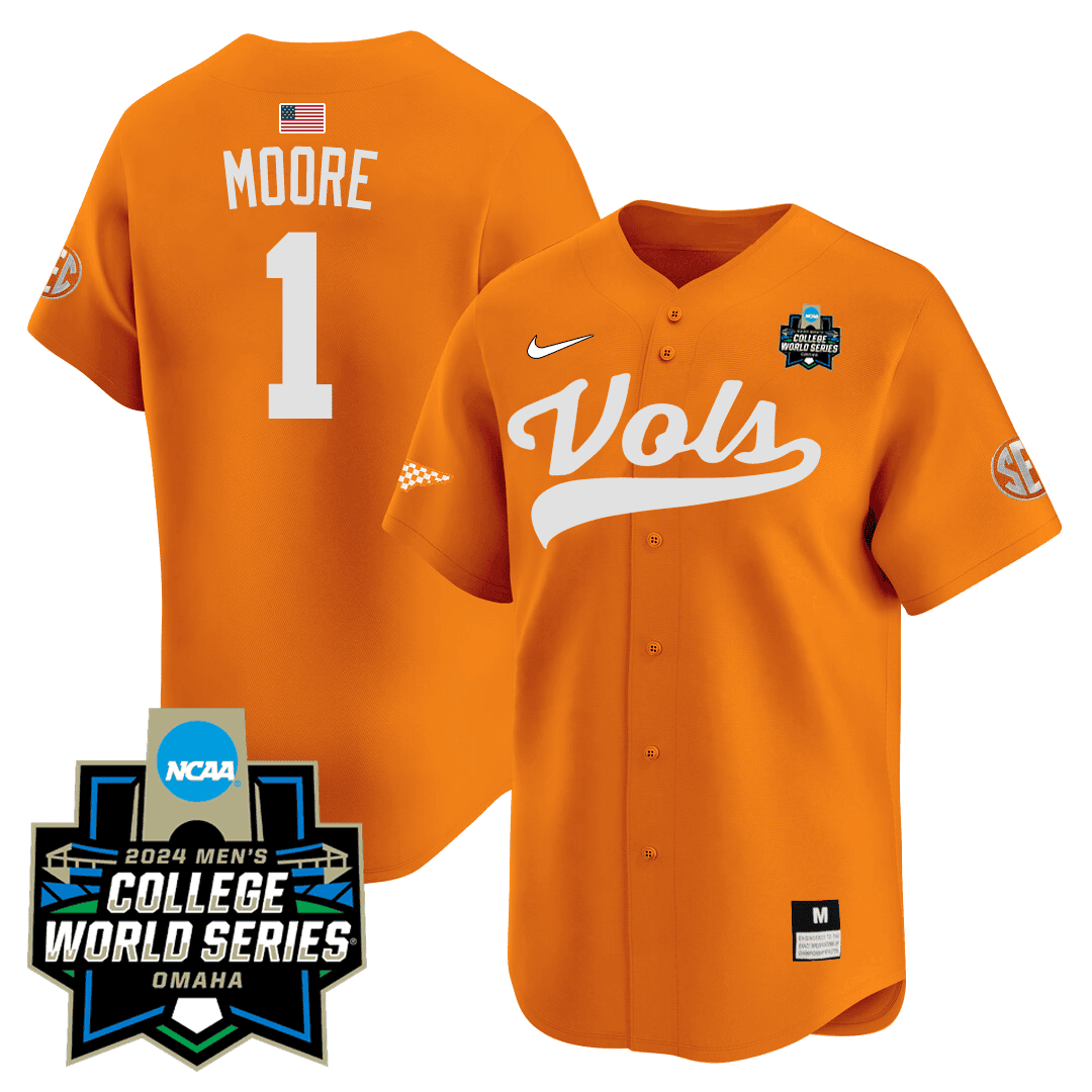 Men's Tennessee Volunteers 23/24 Jersey - 2024 College World Series Patch