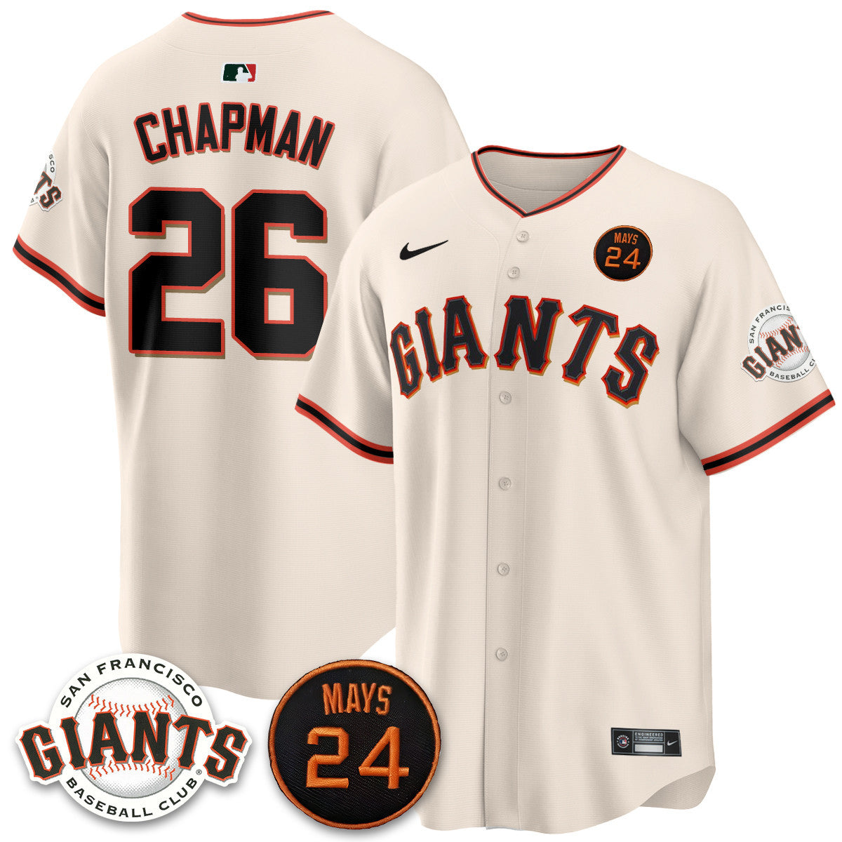 Men's San Francisco Giants 2025 Limited Jersey - All Stitched