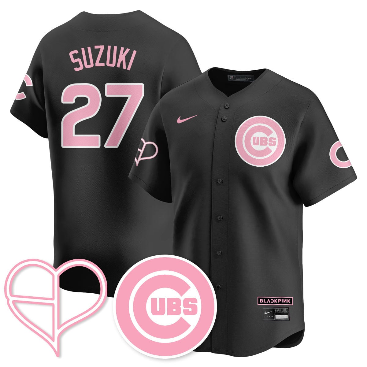 Men's Chicago Cubs BL??KPI?K 2025 Limited Jersey - All Stitched