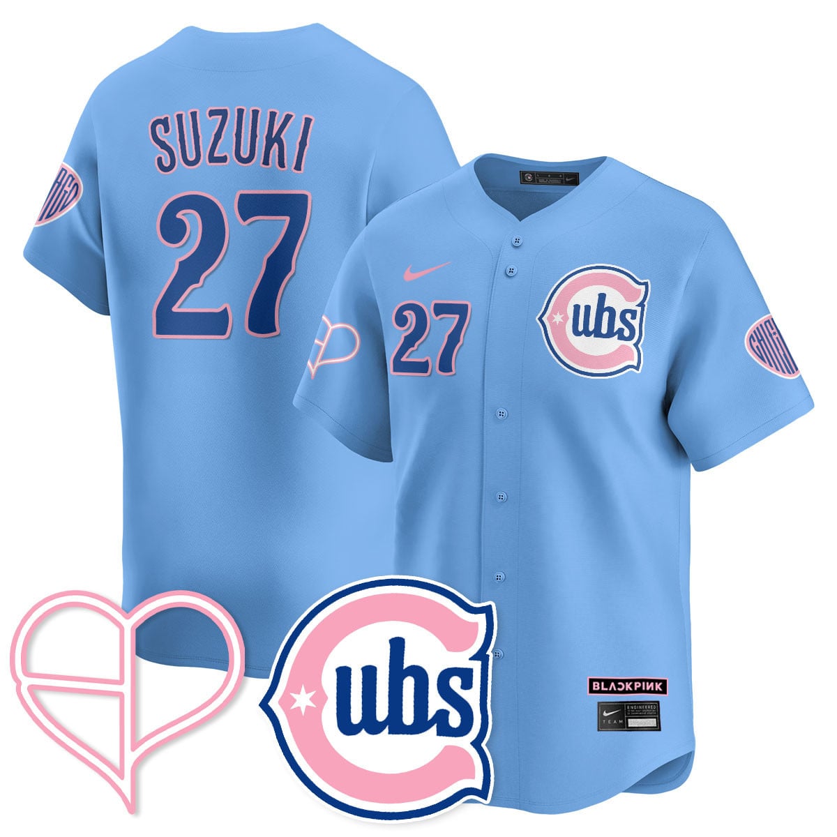 Men's Chicago Cubs BL??KPI?K 2025 Limited Jersey - All Stitched