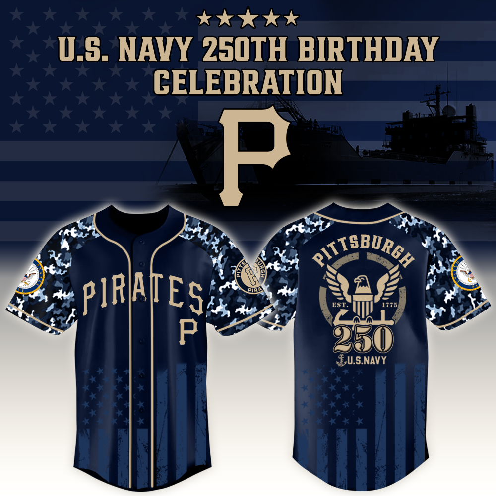 Pittsburgh Pirates x US Navy 250th Birthday Edition 