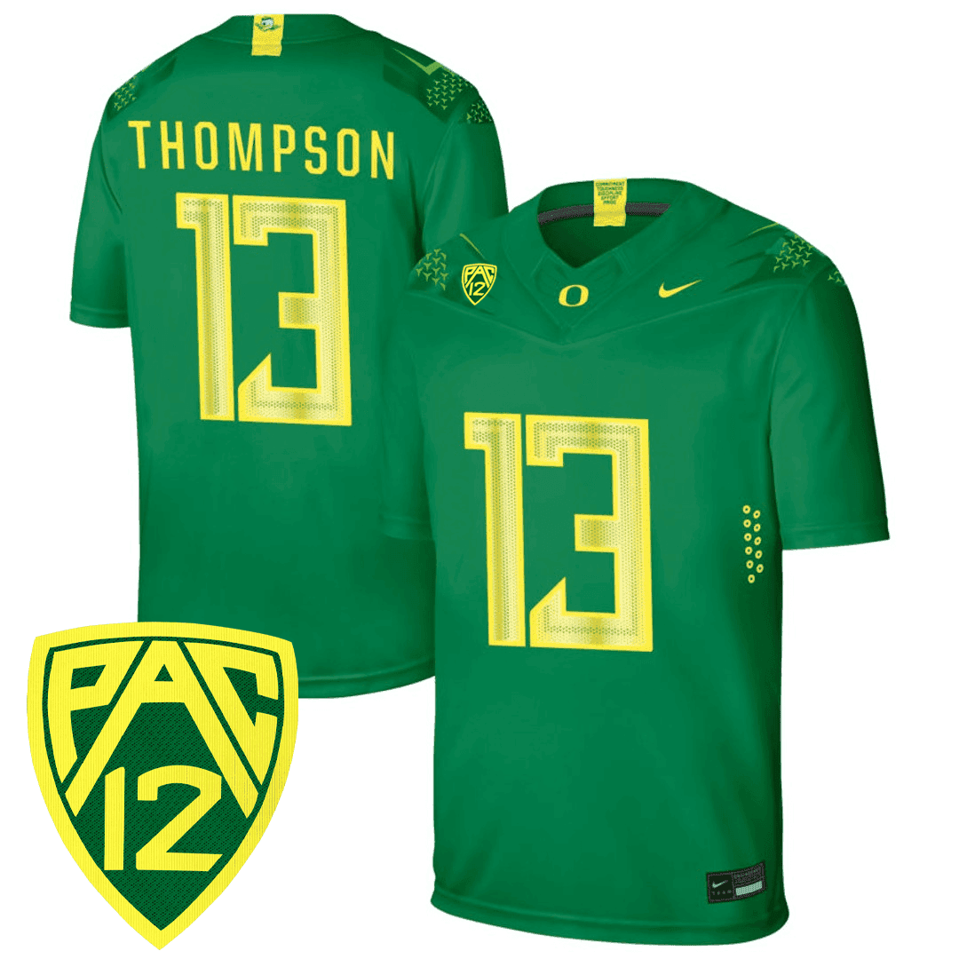 Men's Oregon Ducks Football Jersey - PAC - 12 & Oregon State Patch