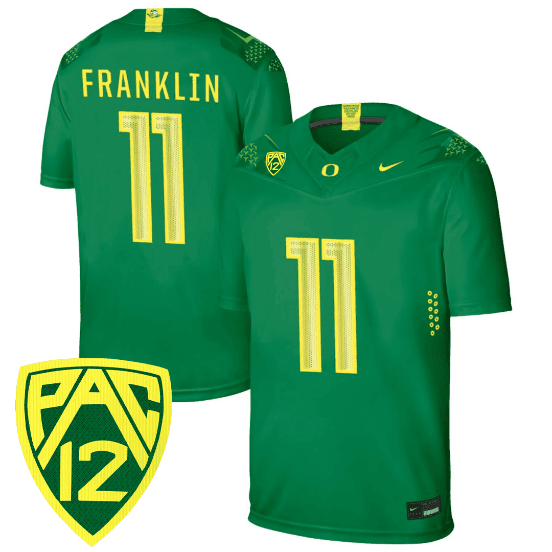 Men's Oregon Ducks Football Jersey - PAC - 12 & Oregon State Patch