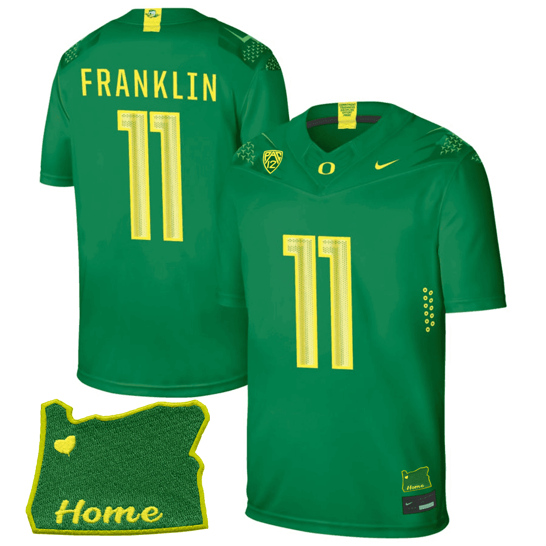 Men's Oregon Ducks Football Jersey - PAC - 12 & Oregon State Patch