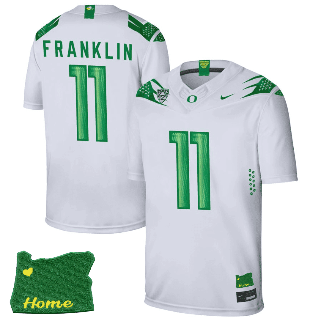 Men's Oregon Ducks Football Jersey - PAC - 12 & Oregon State Patch