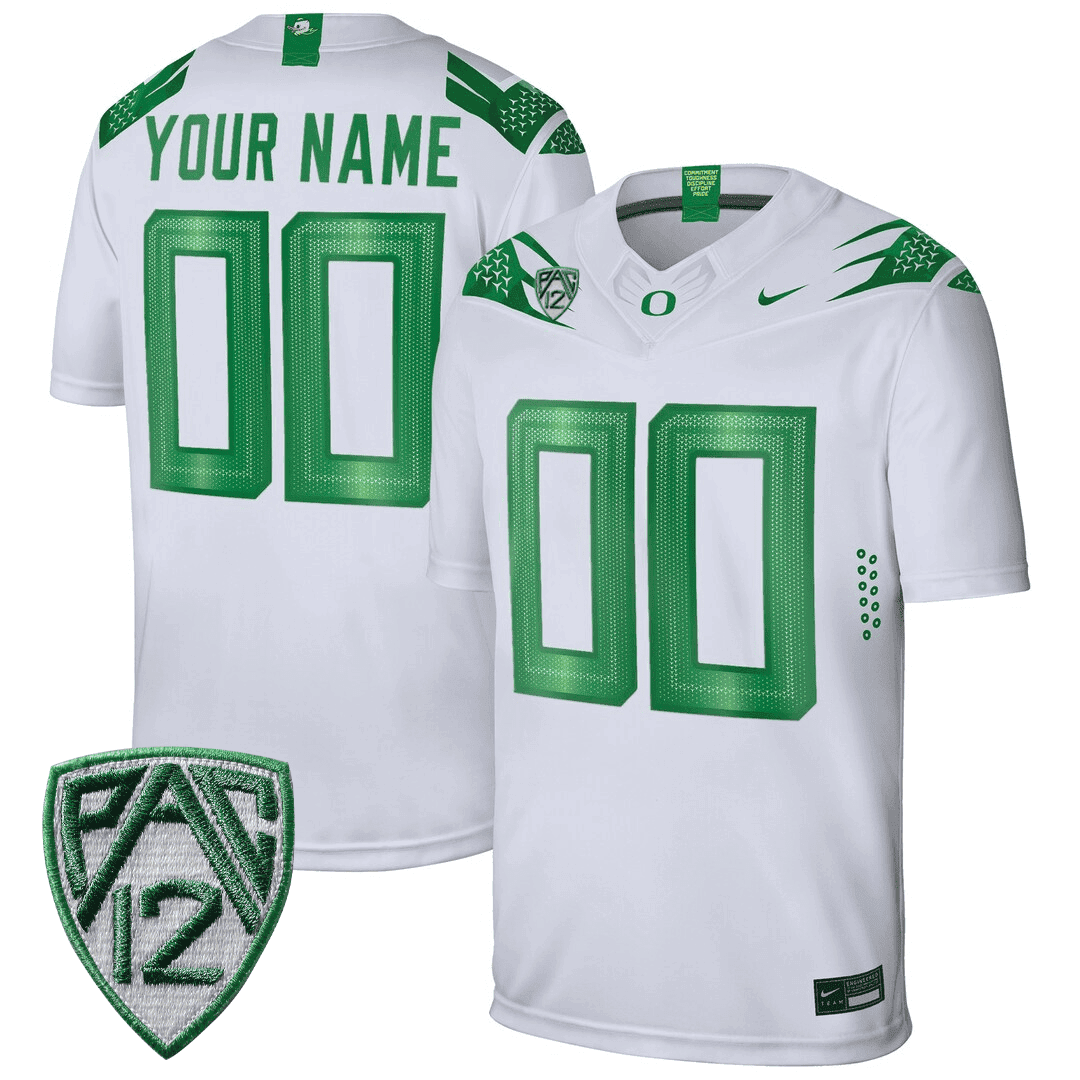 Men's Oregon Ducks Football Jersey - PAC - 12 & Oregon State Patch