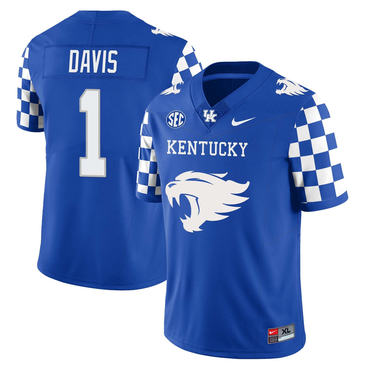 Men’s Kentucky Wildcats Football Limited Jersey – Wildcats Logo