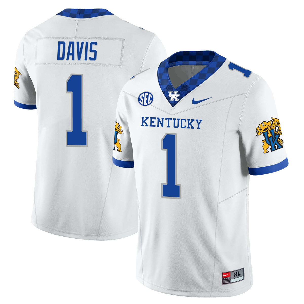Men’s Kentucky Wildcats Football Jersey – All Stitched