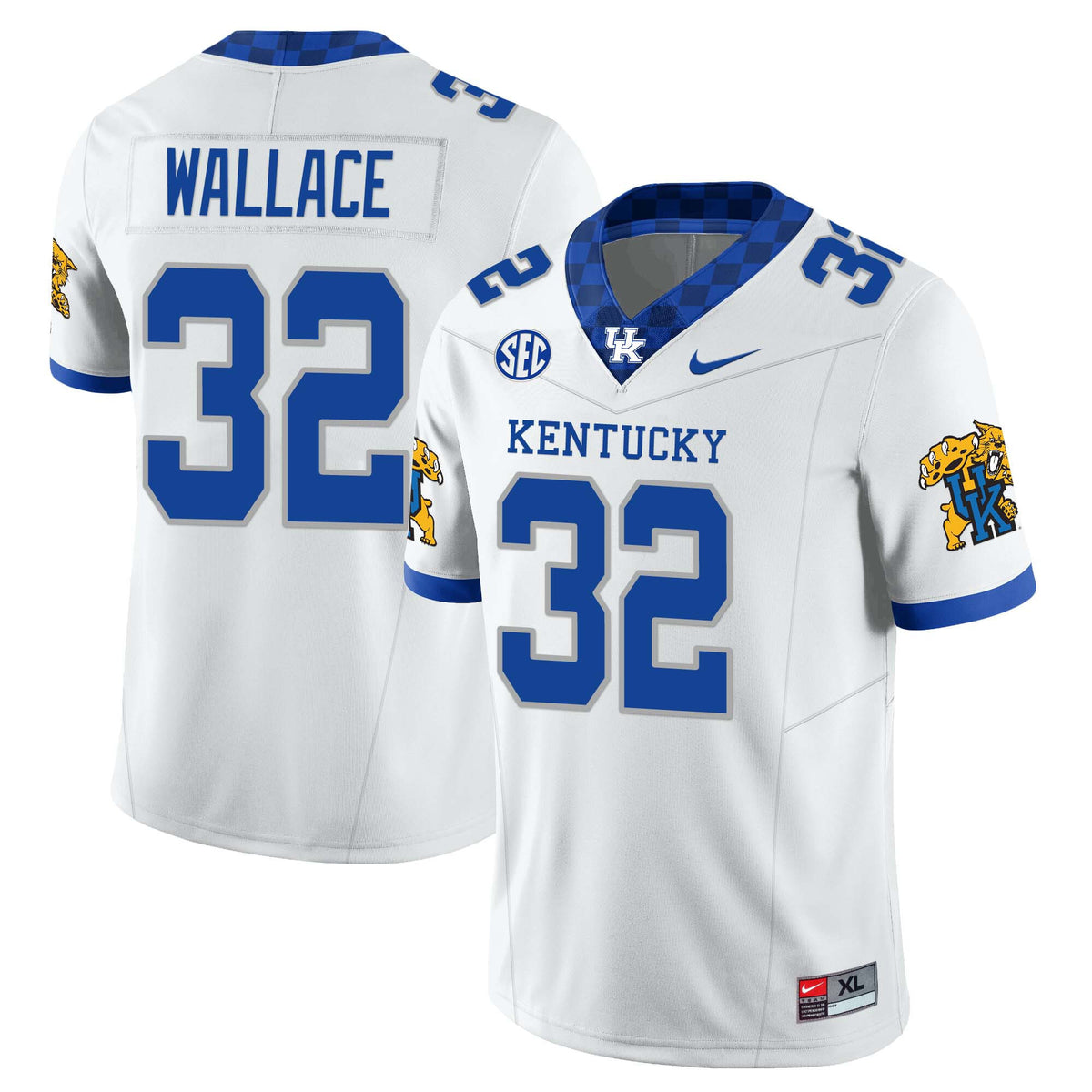 Men’s Kentucky Wildcats Football Jersey – All Stitched