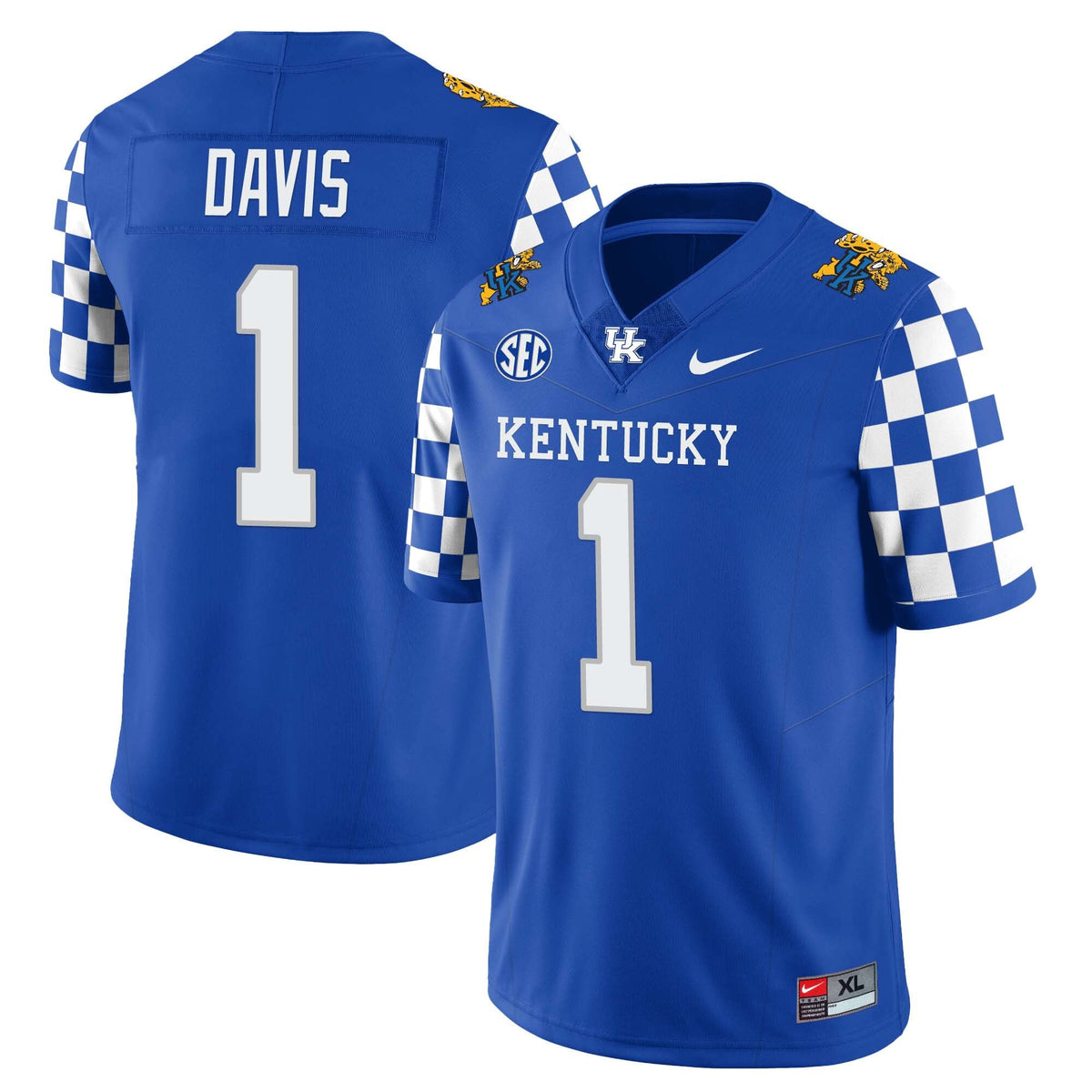 Menâ€™s Kentucky Wildcats Football Jersey â€“ All Stitched
