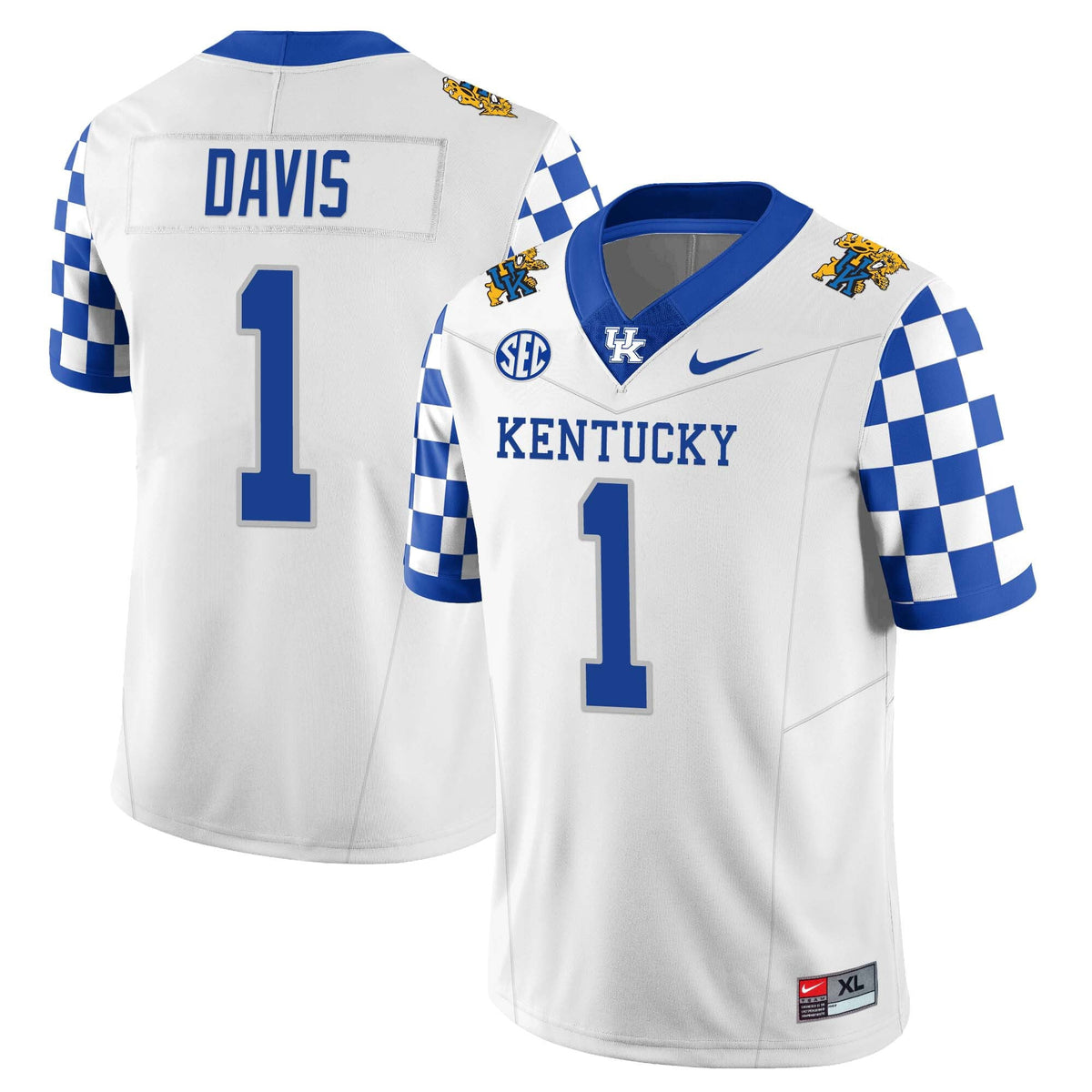 Menâ€™s Kentucky Wildcats Football Jersey â€“ All Stitched