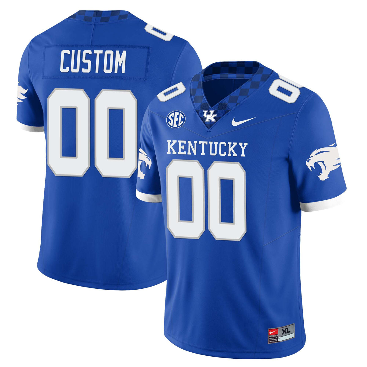 Men's Kentucky Wildcats Football Limited Custom Jersey – Wildcats Logo