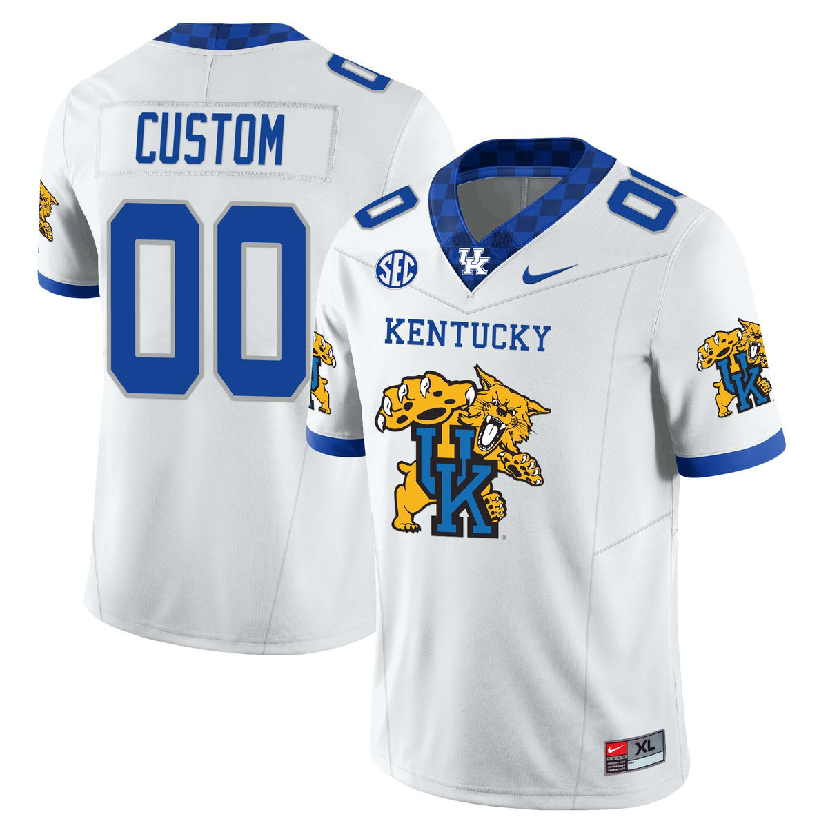 Men's Kentucky Wildcats Football Limited Custom Jersey – Wildcats Logo