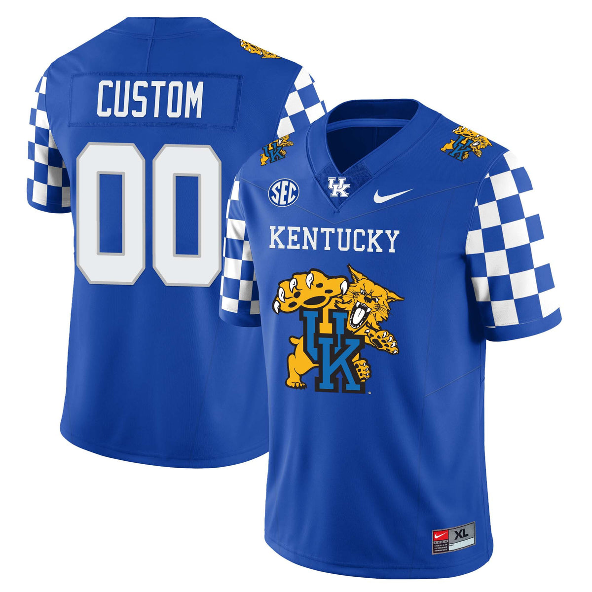 Men's Kentucky Wildcats Football Limited Custom Jersey – Wildcats Logo
