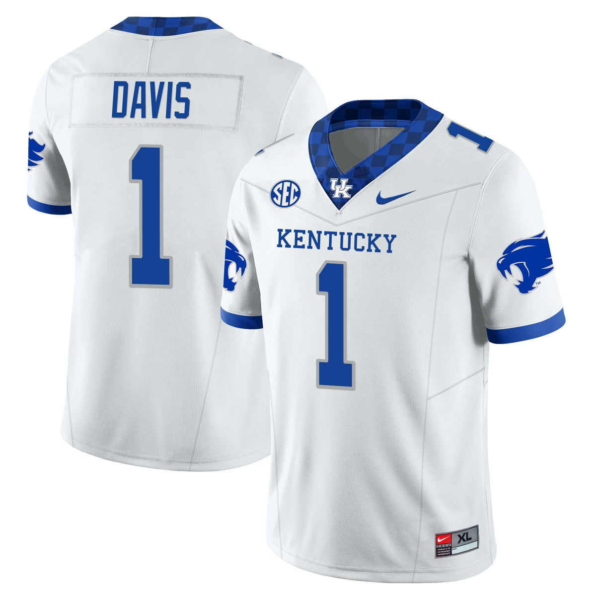 Menâ€™s Kentucky Wildcats Football Jersey â€“ All Stitched