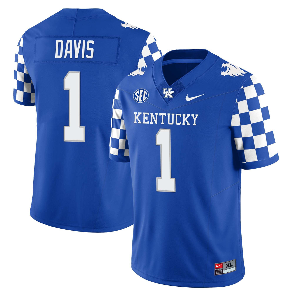 Menâ€™s Kentucky Wildcats Football Jersey â€“ All Stitched