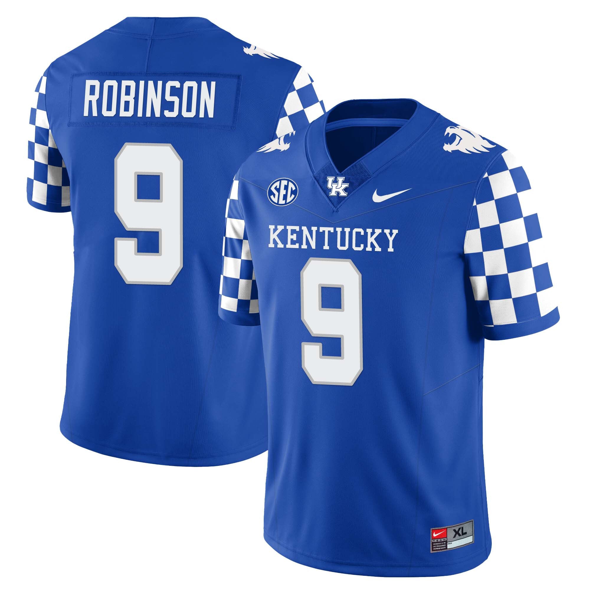 Men’s Kentucky Wildcats Football Jersey – All Stitched