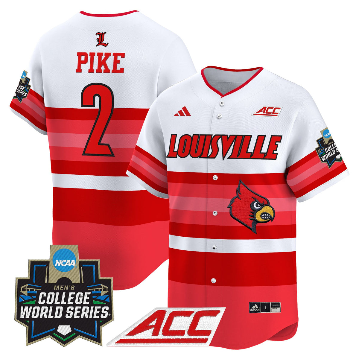 Men's Louisville Cardinals 2025 World Series Vapor Premier Limited Jersey - All Stitched