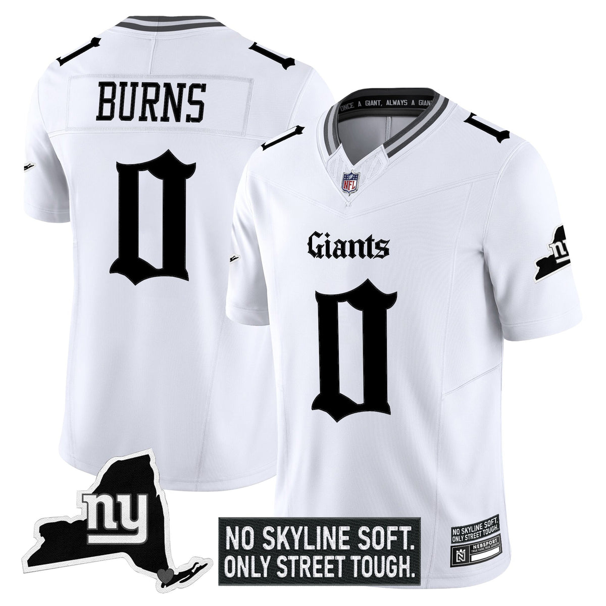 Men's New York Giants 'Gothic Gotham Edition' Vapor Limited Jersey - All Stitched